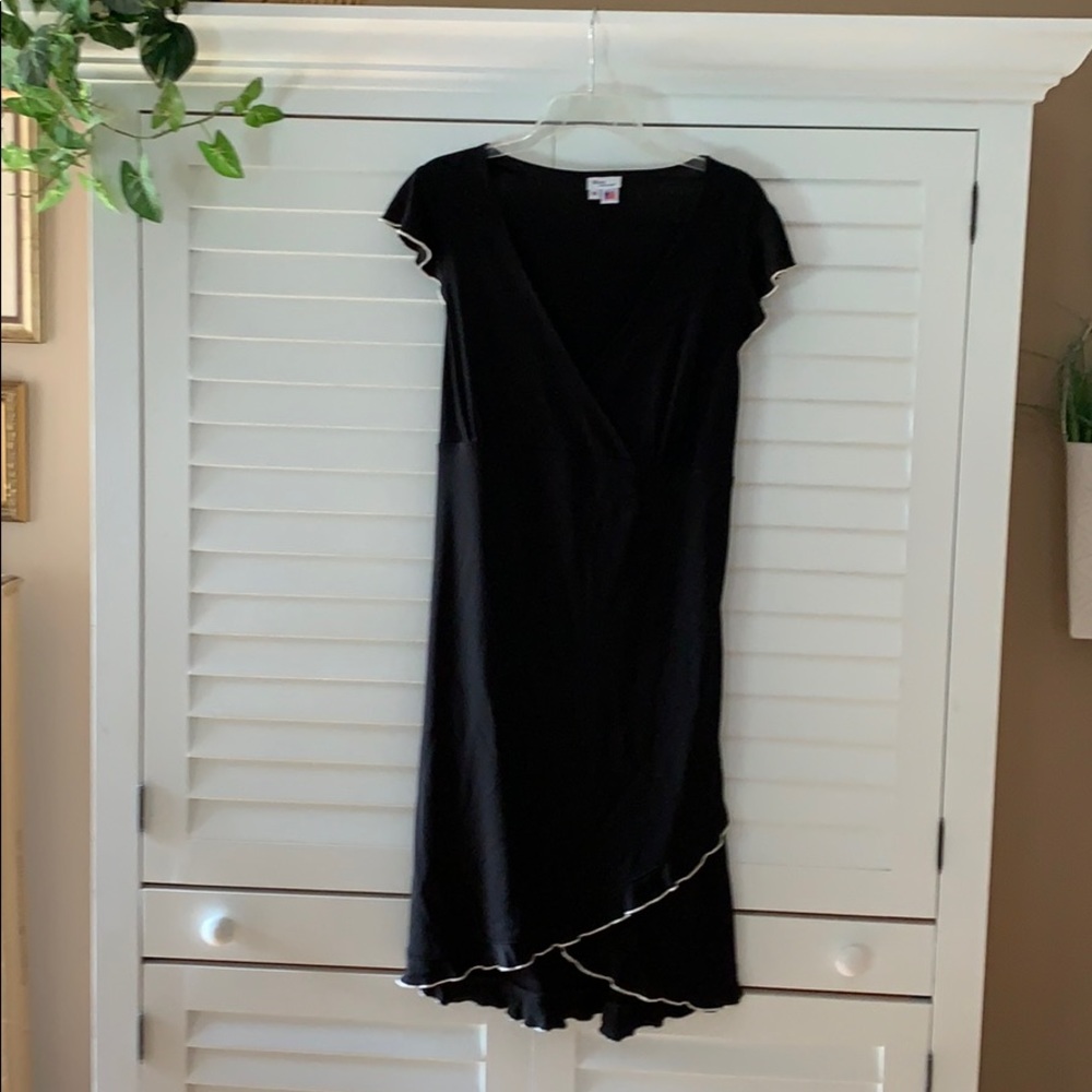 Mimi maternity black dress